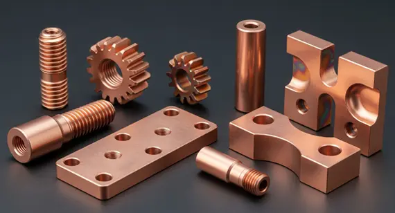 Copper CNC Machining Parts Copper CNC Machining Parts