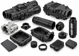 Custom CNC Machined Night Vision & Thermal Imaging Electronics & Battery Housings
