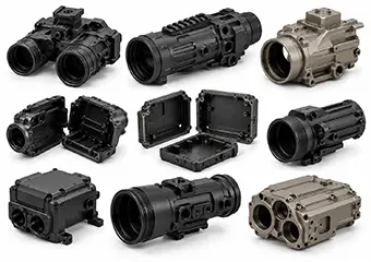 Custom 6082 Aluminum Night Vision & Thermal Imaging Housings CNC Machining