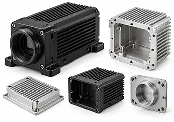 Custom CNC Machined Integrated Heat-Sink Thermal Camera Enclosures