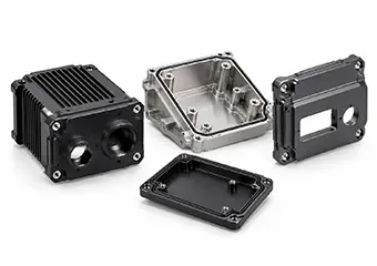 Custom CNC Machined Thermal Camera Rear Electronics Covers & Enclosures