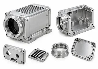Custom CNC Machined 6061-T6 Aluminum Thermal Imaging Camera Housings