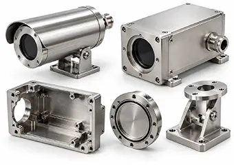 Custom CNC Machined 304 316 Stainless Steel Thermal Imaging Camera Housings and Component
