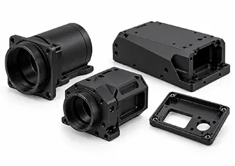 Custom CNC Machined Low-Reflectivity Black Coating Thermal Imaging Camera Housings and Enclosures