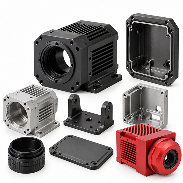 Custom CNC Machined Smart Thermal Imaging Camera Housing & Enclosure